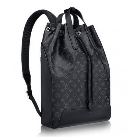 Эксклюзивная брендовая модель Мужской брендовый кожаный рюкзак Louis Vuitton Noe Marin Blue