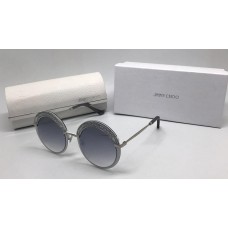 Женские солнцезащитные очки Jimmy Choo со стразами серые