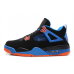Эксклюзивная брендовая модель Мужские баскетбольные кроссовки Nike air jordan 4 Black/Blue