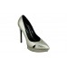 Эксклюзивная брендовая модель Женские Туфли Saint Laurent Silver