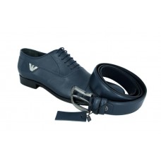 Туфли Emporio Armani Low Blue + BELT