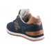 Эксклюзивная брендовая модель Мужские кроссовки New Balance 574 Blue/Broun