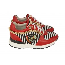 Женские кроссовки Philipp Plein Red