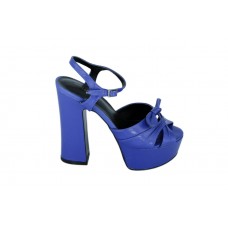 Женские босоножки Saint Laurent Blue