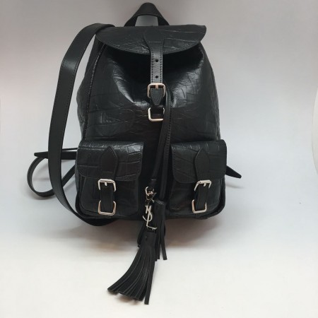 Эксклюзивная брендовая модель Женский рюкзак Yves Saint Laurent Black