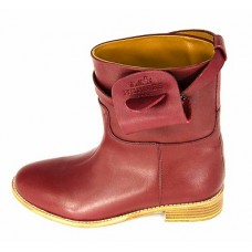 Женские сапоги Hermes High Bordo