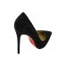 Эксклюзивная брендовая модель Женские туфли Christian Louboutin Black Pigalle