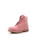 Эксклюзивная брендовая модель Женские осенние ботинки Timberland Pink