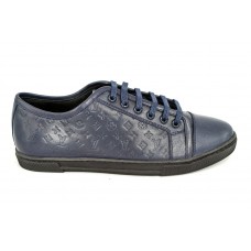 Мужские брендовые кроссовки Louis Vuitton Match-Up Sneakers Low Blue