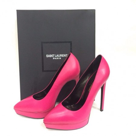Эксклюзивная брендовая модель Женские Туфли Saint Laurent Pink