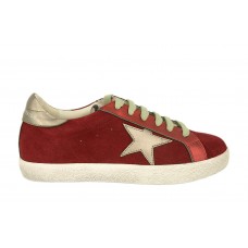 Кеды Golden Goose Deluxe Brand красные со звездой