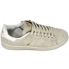 Мужские замшевые кроссовки Adidas Stan Smith Grey/White