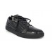 Эксклюзивная брендовая модель Осенние ботинки Giuseppe Zanotti Alligator Zipper  Full Black