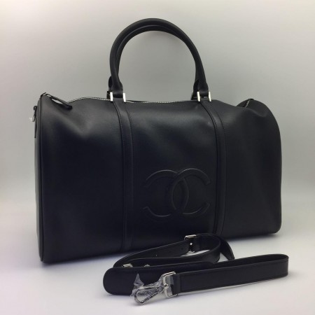 Эксклюзивная брендовая модель Дорожная сумка CHANEL Black L 45/50/55 sm
