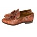 Эксклюзивная брендовая модель Мужские кожаные летние туфли Gucci коричневые