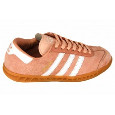 Женские замшевые кеды Adidas Hamburg Light Orange