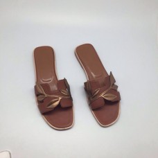 Женские шлепанцы Hermes Broun B