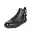 Эксклюзивная брендовая модель Мужские высокие осенние ботинки Philipp Plein Anniston с молнией