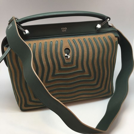 Эксклюзивная брендовая модель Женская сумка FENDI ROMA Green