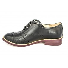 Женские брендовые кожаные ботинки Chanel Low  Cruise Черные