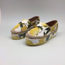 Эспадрильи Dolce&Gabbana Yellow/White