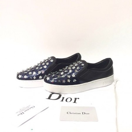 Эксклюзивная брендовая модель Слипоны Christian Dior Black I
