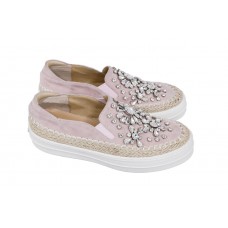 Женские слипоны Giuseppe Zanotti Beige