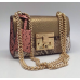 Эксклюзивная брендовая модель Женская кожаная сумка Gucci золотая