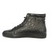Эксклюзивная брендовая модель Мужские высокие осенние брендовые ботинки Philipp Plein Metall Skull черные