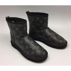 Женские угги Louis Vuitton Dark Grey