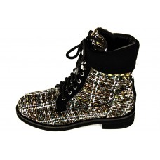 Женские осенние брендовые ботинки Chanel Cruise Broun