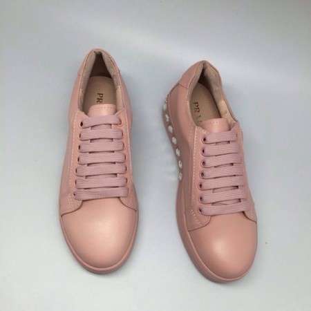 Эксклюзивная брендовая модель Женские кроссовки Prada Pink