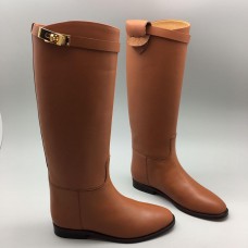 Женские сапоги Hermes High Light Broun