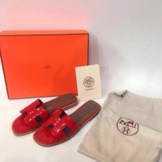 Женские шлепанцы Hermes Red X