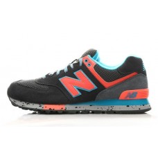 Женские летние кроссовки New Balance 574 Red/Blue/White со скидкой