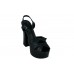 Эксклюзивная брендовая модель Женские босоножки Saint Laurent Black V