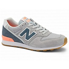 Женские летние кроссовки New Balance 996 Grey/Pink/Blue