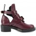 Эксклюзивная брендовая модель Женские ботинки Balenciaga Leather Bordo