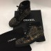 Эксклюзивная брендовая модель Женские осенние брендовые ботинки Chanel High Broun