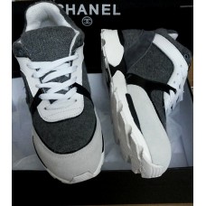 Женские брендовые кроссовки Chanel EX Sport Grey