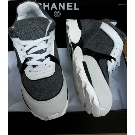 Эксклюзивная брендовая модель Женские брендовые кроссовки Chanel EX Sport Grey