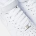 Эксклюзивная брендовая модель Кроссовки высокие кожаные белые Nike Air Force 1 Mid 07 (White)