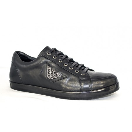 Эксклюзивная брендовая модель Осенние ботинки Emporio Armani Low Black