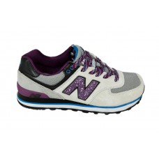 Женские летние кроссовки New Balance 574 Grey/Bordo