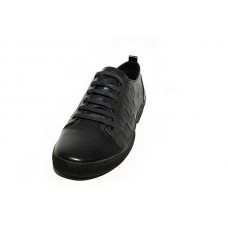 Мужские брендовые черные кроссовки Louis Vuitton Frontrow Sneakers Black Low V