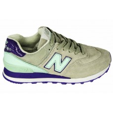 Женские летние кроссовки New Balance 574 GreyBlue
