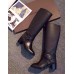 Эксклюзивная брендовая модель Женские кожаные брендовые сапоги Louis Vuitton Millenium