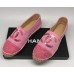 Эксклюзивная брендовая модель Женские эспадрильи Chanel розовые текстильные