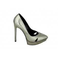 Женские Туфли Saint Laurent Silver