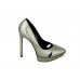 Эксклюзивная брендовая модель Женские Туфли Saint Laurent Silver